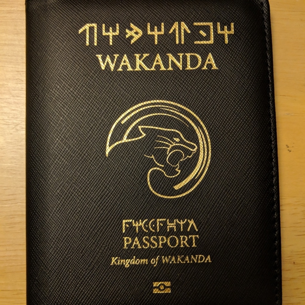 Wakanda Passport cover